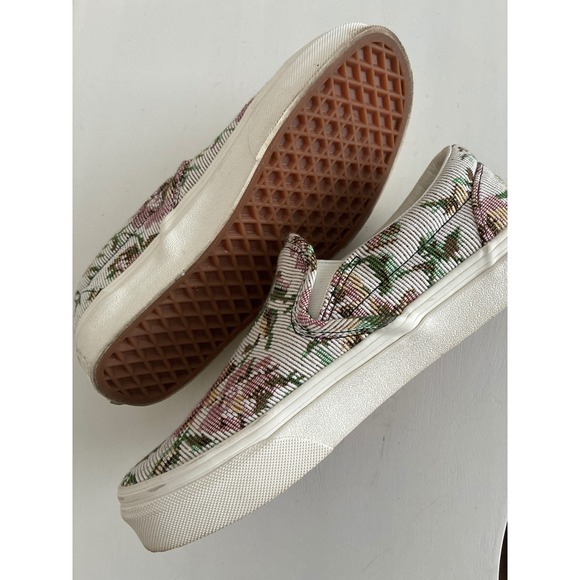 Vans Slip On Floral Tapestry Sneakers Women US 5 EUR 36.5 Casual Shoes - Picture 5 of 7